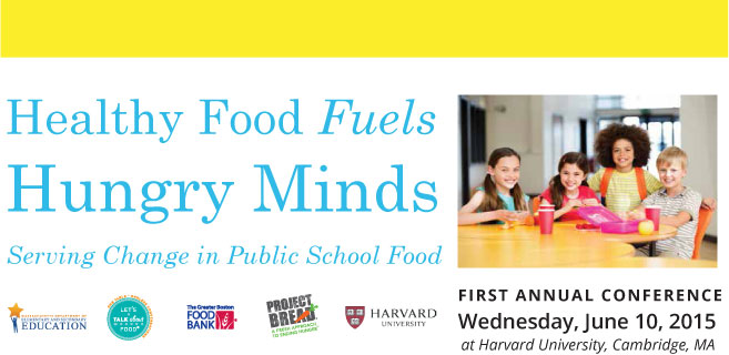healthy food fuels hungry minds title with photo of kids